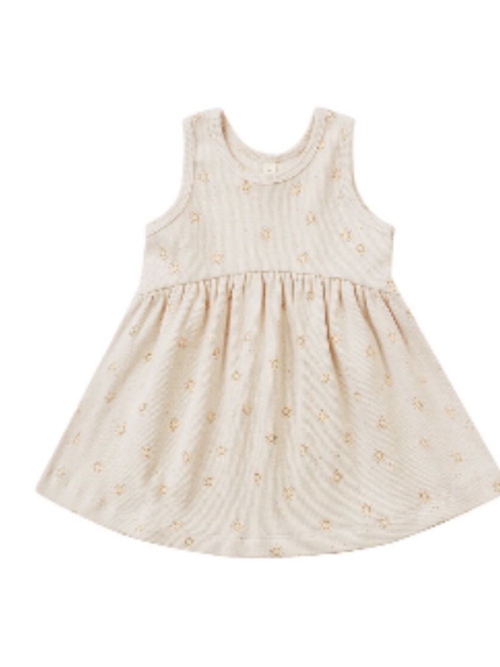 Quincy Mae ribbed tank dress and bloomers with cute sun print EUC 3-6m